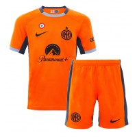 Camisa de time de futebol Inter Milan Alessandro Bastoni #95 Replicas 3º Equipamento Infantil 2023-24 Manga Curta (+ Calças curtas)